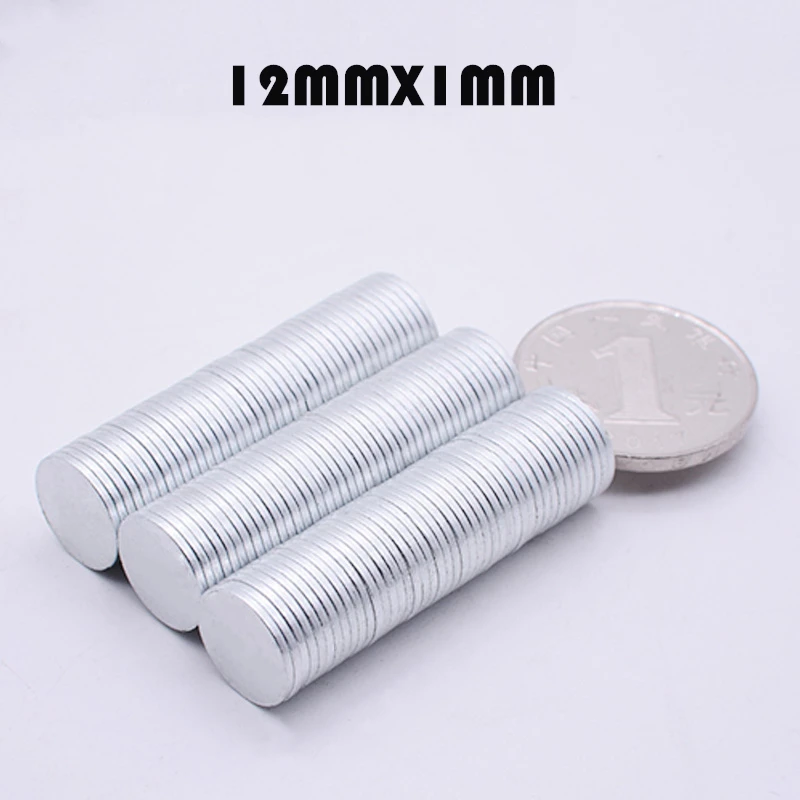 

200pcs 12x1 mm Super Powerful Neodymium Magnets Free Shipping N35 12*1 mm Rare Earth Magnet Neodymium Magnets For Crafts