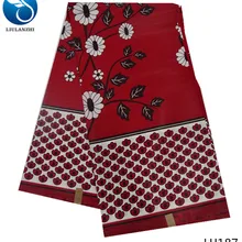 LIULANZHI красная восковая ткань s Настоящая Африканская java восковая Ткань для шитья платья высокое качество Анкара восковая Ткань 6 ярдов HJ177-HJ200