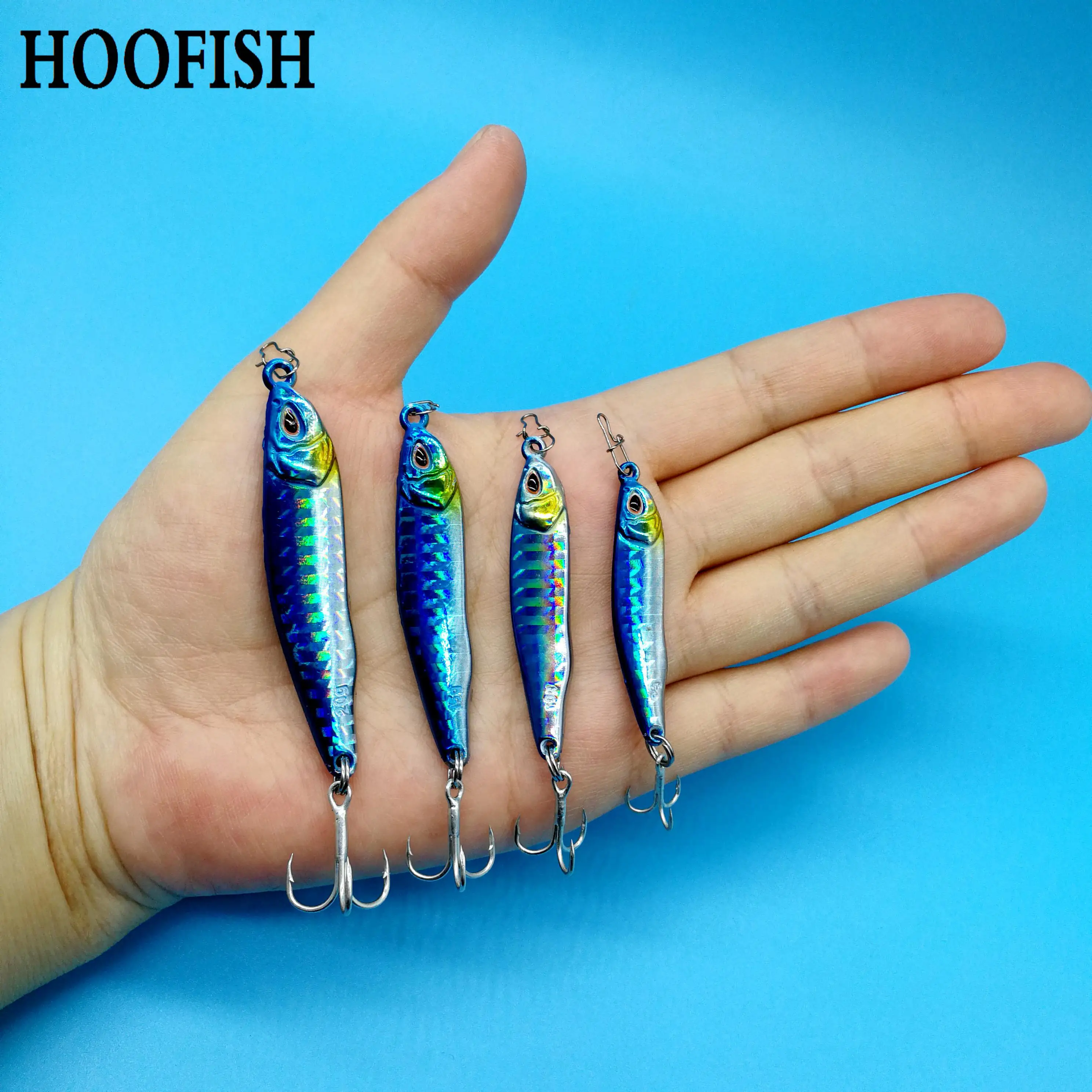 HOOFISH 5 шт./лот S-Форма металлическая Вибрирующая наживка 7 г/10 г/15 г/20 г вибрации