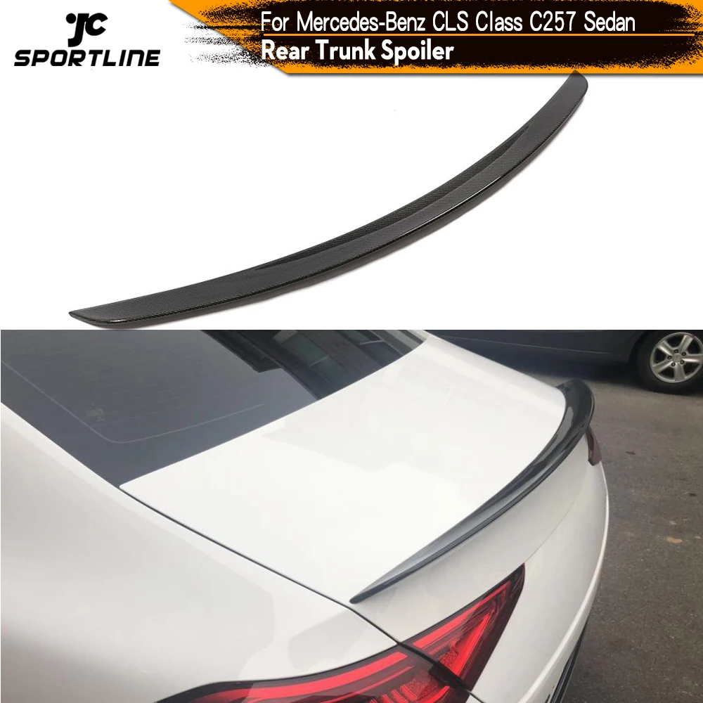 Задний спойлер из настоящего углеродного волокна для Mercedes Benz CLS Class CLS400 CLS550 CLS63 AMG S