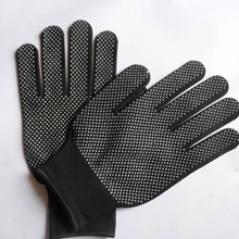 1 пара рабочих перчаток Нескользящие дышащие нейлоновые защитные перчатки с точечным пальмовым покрытием для сада, складского велоспорта