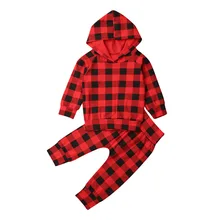 Рождественские Топы с капюшоном для маленьких мальчиков и девочек, спортивные костюмы, спортивная одежда