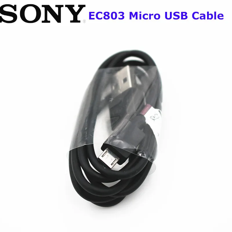 100% Оригинальный Новый зарядный кабель EC803 SONY 2A Micro Usb передачи данных Быстрая