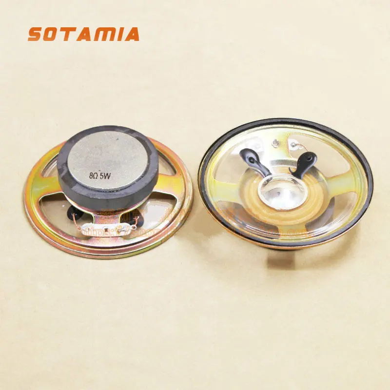 

SOTAMIA 2Pcs 3 Inch PVC Transparent Waterproof Sound Speaker Driver Column 8 Ohm 5W DIY Outdoor Alarm Speaker For Home Theater