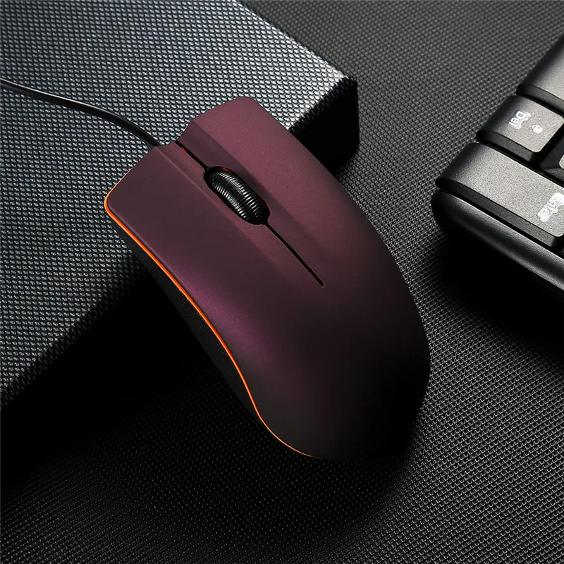 Wired Mouse 1200dpi Computer Office Mouse Matte USB Gaming Mouse Mice For PC Notebook Laptop Non Slip Wired Mouse Gamer 4