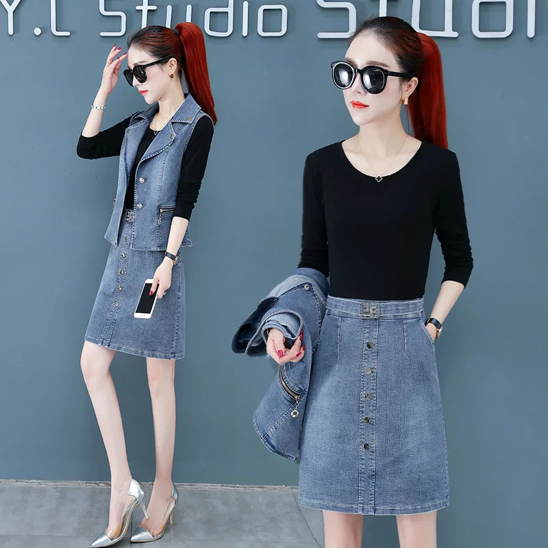 

Fashion Elegant Two-Piece Set 2020 Spring And Autumn-New Style Korean-style Slimming Elegant Western Style Slim Dress Fashion