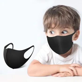 

Washable Dustproof 3D Children Mouth Mask 3-Layer Anti-fog Haze Dust Face Mask Reusable Mouth Cover