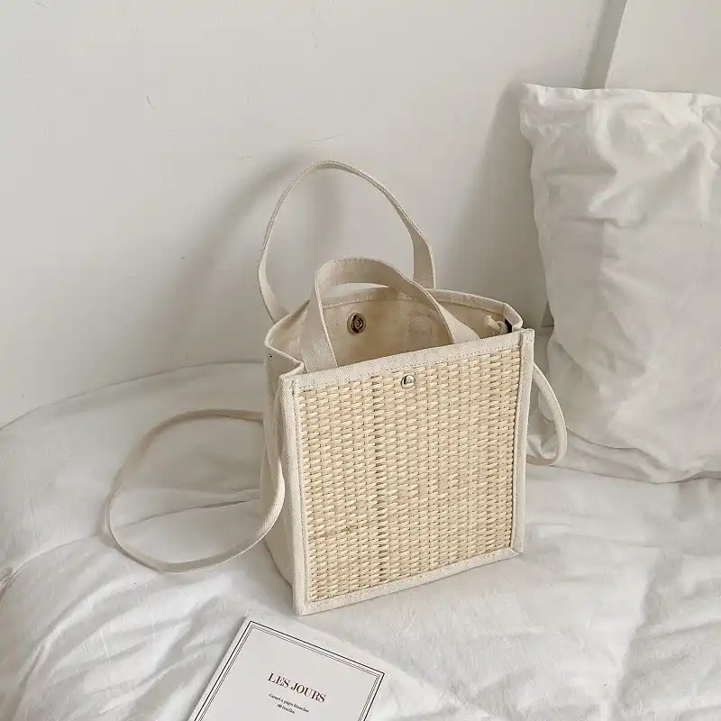 designer woven handbags