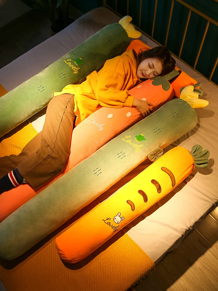 

Long Pillows for Girls Side Sleeping Pillows Cylindrical Boys Sleeping Pillows Removable and Washable Bed Seam Padding