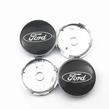 

4pcs 60mm Wheel Center Hub Caps Car Emblem Badge Logo Wheel Center Cap For Fiesta EcoSport ESCORT focus 1 focus 3 focus 2
