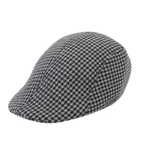 Клетчатые мужские береты в английском стиле, женские мягкие ретро-шляпы в ломаную клетку, повседневные дышащие зимние теплые удобные береты, boinas para mujer