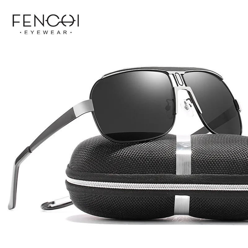 

FENCHI Oversized Polarized Sunglasses Men UV400 High Quality Retro Pilot Sun Glasses Coating Lens Driving Eyewear For Men Women