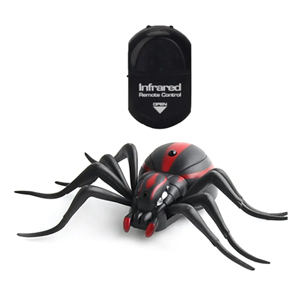 

Funny Prank Toys Simulation cockroach/Spider/Ants Remote Control Infrared Spoof Tricky Toy Eyes Shine Scary Toy for Christmas