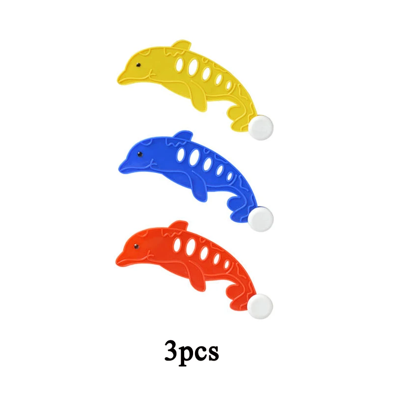 3pcs dolphin Новая Акула торпеда ракета метание игрушка для бассейна игра водоросли трава бассейн Лето Пляж палочки игрушка Дельфин дети ZXH - Цвет: 3pcs dolphin