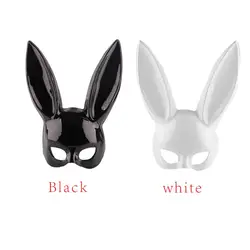 2 цвета, женская маска с милыми кроличьими ушками, сексуальные маски для празднования Хэллоуина, косплей реквизит, связывание кроликов