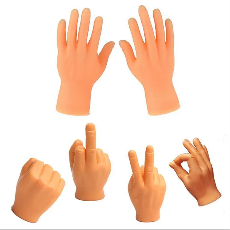 Finger Puppets 2Pcs Cartoon Funny Finger Hands And Finger Feet Set Creative Toys finger puppets,childrens toys