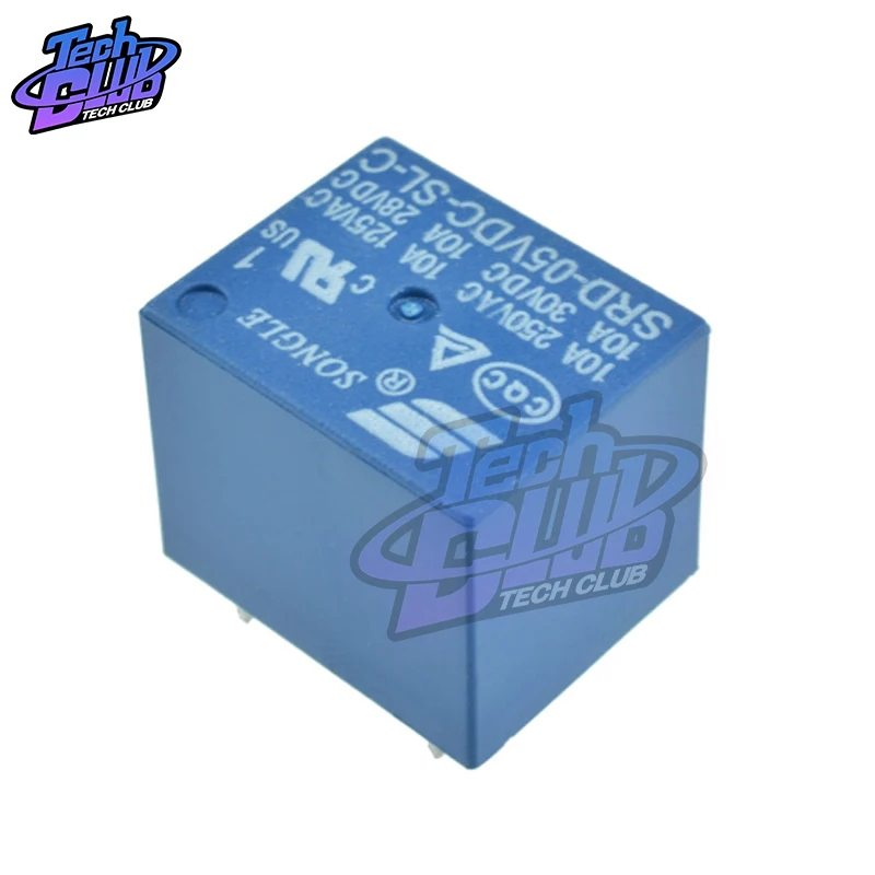 10PCS Relays SRD-05VDC-SL-C SRD-12VDC-SL-C SRD-24VDC-SL-C SRD-48VDC-SL-C 5 Pin DC 5V 12V 24V 48V 10A 250VAC 5PIN Power | Обустройство