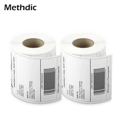 Methdic 10rolls Adhesive Sticker 4X6 Thermal Shipping Labels Address Labels for shipping