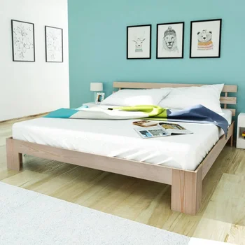 

vidaXL Bed Frame Solid Pinewood 180x200 cm 6FT Super King