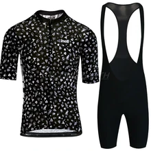 CINELLI велосипедные наборы одежды Летний Быстросохнущий MTB трикотажный комплект для велоспорта с коротким рукавом Профессиональная Мужская спортивная одежда