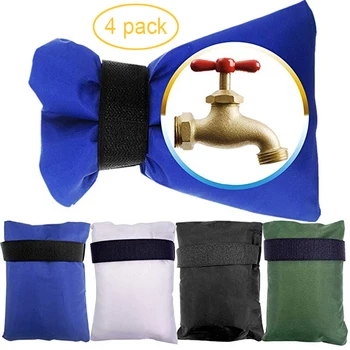 

4 Pack Outdoor Faucet Cover, Reusable Waterproof Insulated Garden Faucet Socks Freeze Protection Wrap for Winter Outside