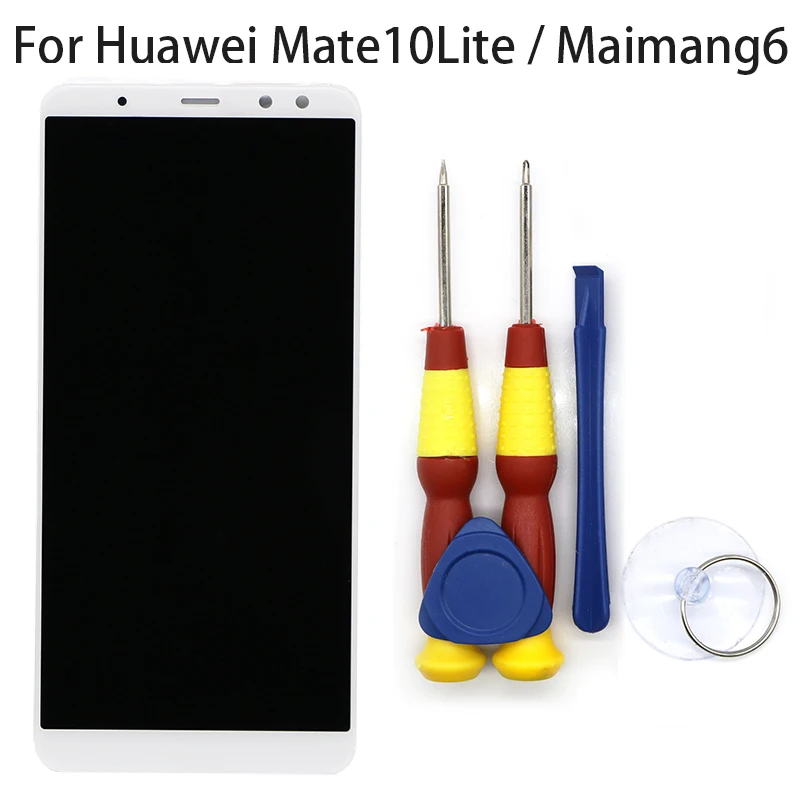 Новый ЖК-дисплей с сенсорным экраном ЖК-экран для Huawei mate 10 lite сменные детали +