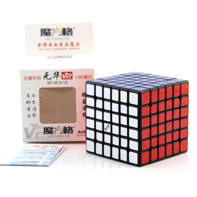 Волшебный куб QiYi WuHua 6x6x6 скоростная гонка профессиональный пазл для взрослых и