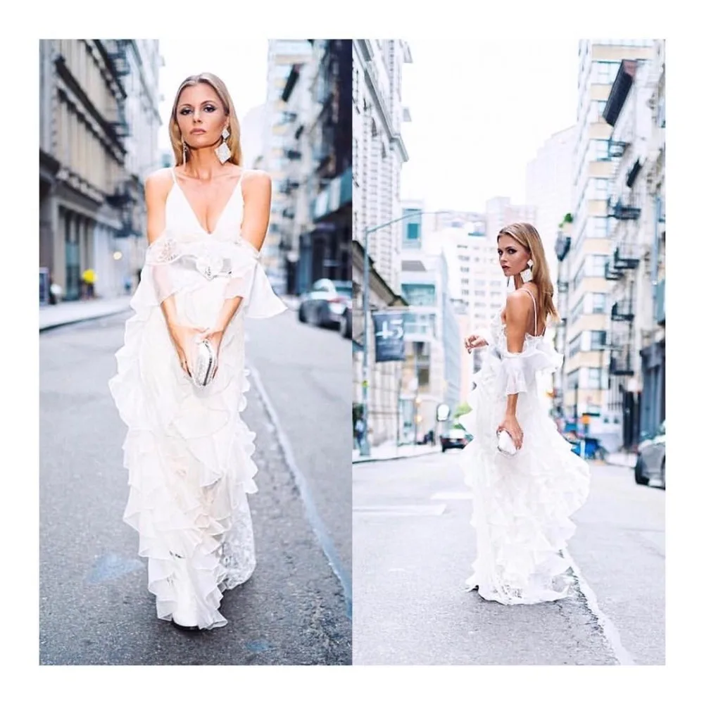 EASYSMALL, женское платье, модное, праздничное, высокого класса, Vestidos, вечерние, эксклюзивные, с лепестками, каскадные, уличная одежда, платья с высокой талией