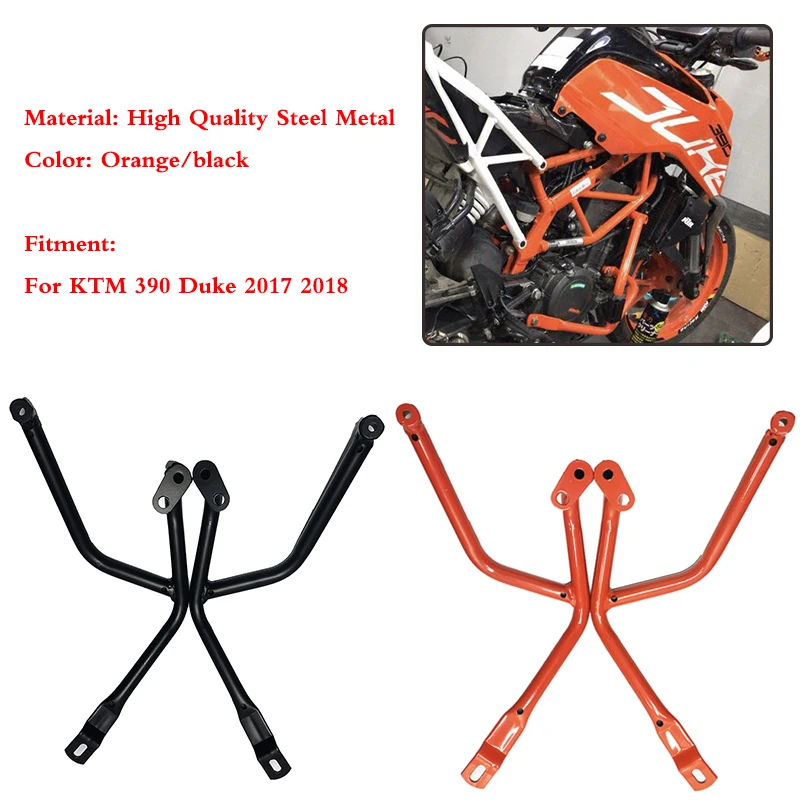 Аксессуары для мотоциклов DUKE 390 защита двигателя KTM DUKE390 2017 2018 от удара|Накладки и