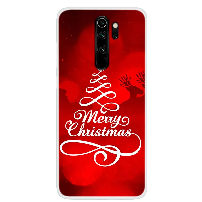 For Xiaomi Redmi Note 8 Pro Case Christmas NEW Year Gift Soft TPU Cover For Xiomi Redmi Note 8T Phone Cases Coque Note8 8Pro xiaomi leather case charging Cases For Xiaomi