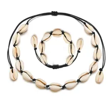 Collier Choker Seashell Ketting Kolye Collectie Collares 2019 Vsco Moana Sautoir Handgemaakte Sleutelbeen Keten Colar Vrouwen(China)