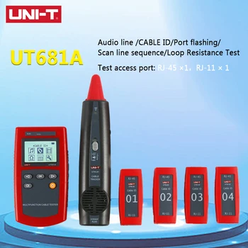 

UNI-T UNIT UT681A Multi-functional Network Tester Cable Finder set with Loop Resistance Test and Wire Sequence Scanning