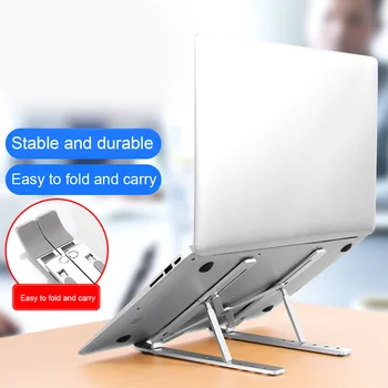 

Besegad Portable Foldable Laptop Stand Adjustable Tablet Notebook PC Support Bracket Base Mount Holder for iPad Apple Macbook
