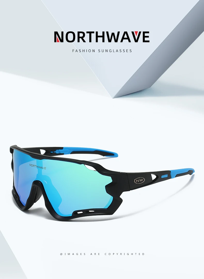 4 Lens Polarized Cycling Glasses 