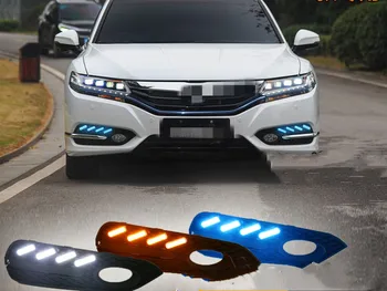 

Fast delivery Led daytime running lights+moving turn signal+blue night mode+remote control for Honda Spirior 2015-2017