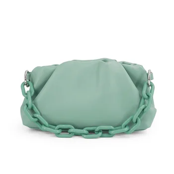 

Caker Brand 2020 Women Green PU Leather Acrylic Handbag Ladies Shoulder Bags