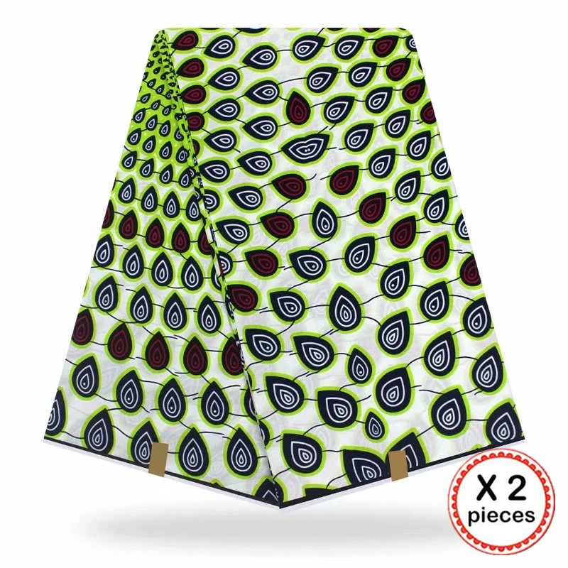 Африканская восковая ткань с принтом Хлопок Шитье Анкара африканская ткань 12 ярдов Нигерия Гана ткань для DIY свадебного платья 91637