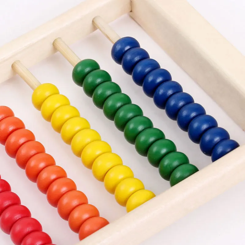 Dropshipping Abacus Montessori Calculating Beads Baby Math Wooden Toys Learning Educational Kids Toy For Children