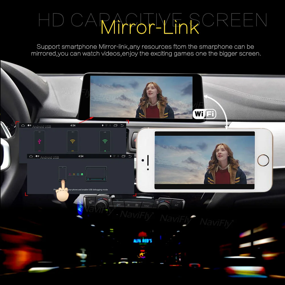 NaviFly ID7 10,25 дюймов ips экран Android автомобильный мультимедийный dvd palyer для BMW 3 serise E90 E91 E92 E93 gps навигация Idrive wifi