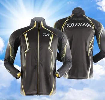 

DAIWA 2020 New Brand Men Fishing Shirts Zipper Quick Dry Outdoor Fishing Clothing Breathable Anti Uv Hiking Fishing Jackets Dawa
