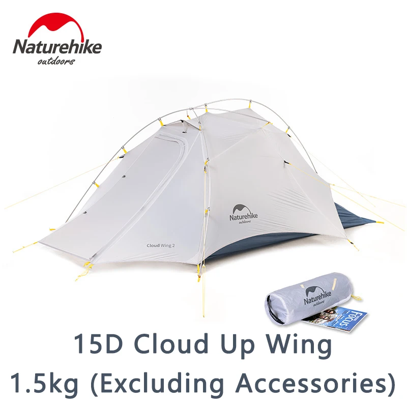 Naturehike Cloud-up 2 Ultralight Camping Tent for 2 Persons Waterproof Double 