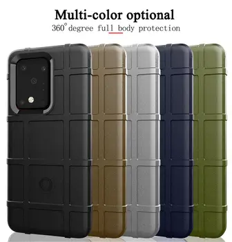 

For 100pcs Samsung S20,S20Plus,S20Ultra Shockproof Rugged Shield Full Coverage Protective Silicone Case
