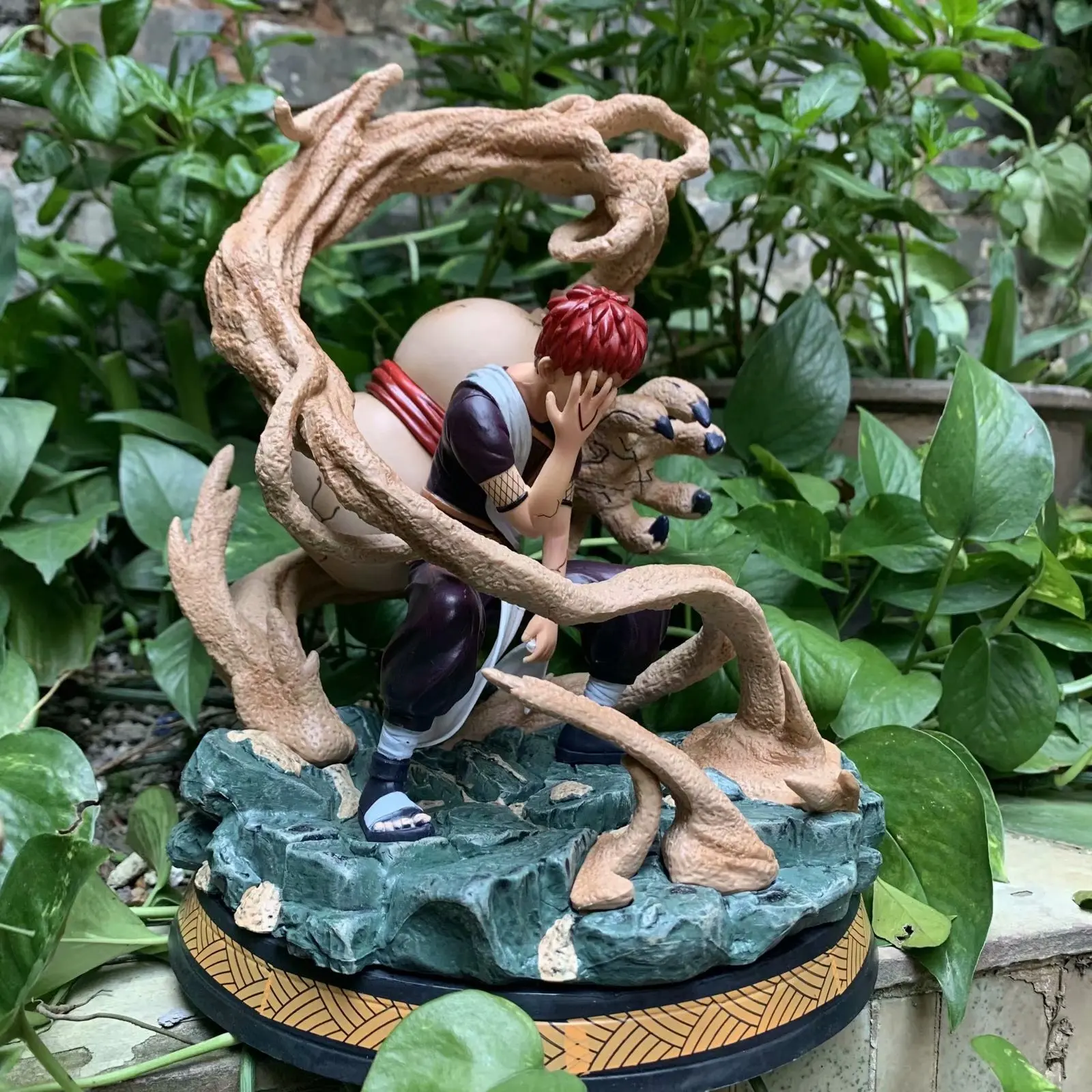 GK Наруто повязка на голову Sabaku no Gaara in the Fighting фигурка игрушки Коллекция Модель подарки статуя украшения игрушки для детей