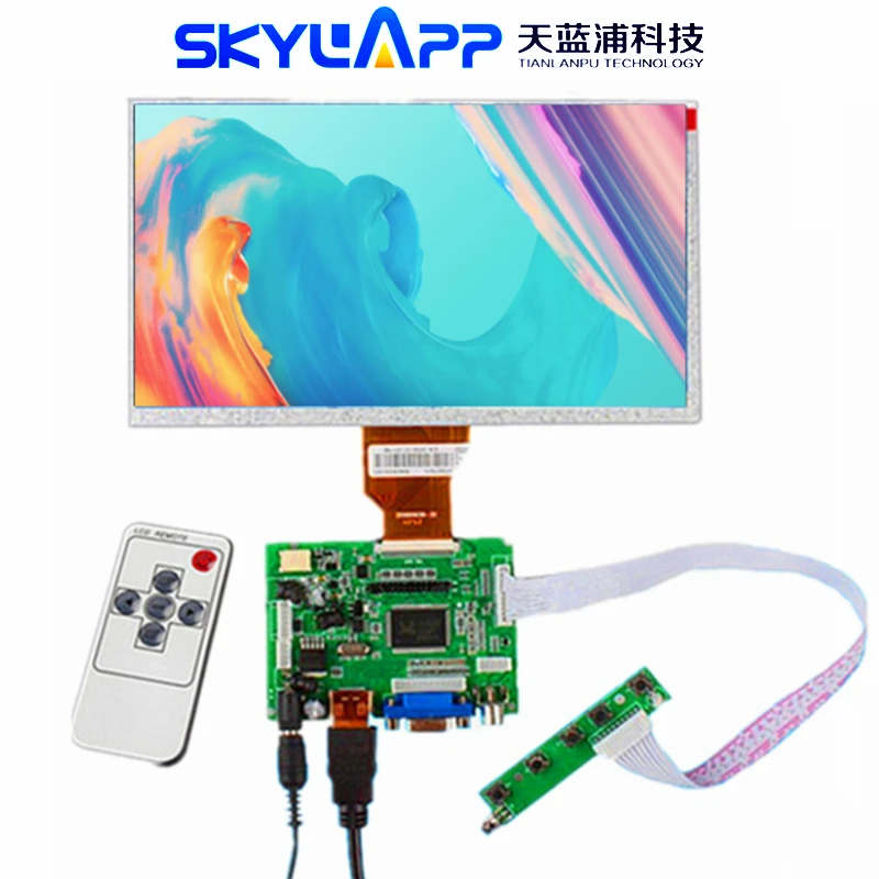 7-дюймовый ЖК-экран Raspberry Pi TFT-монитор AT070TN90 плата драйвера ввода HDMI VGA контроллер