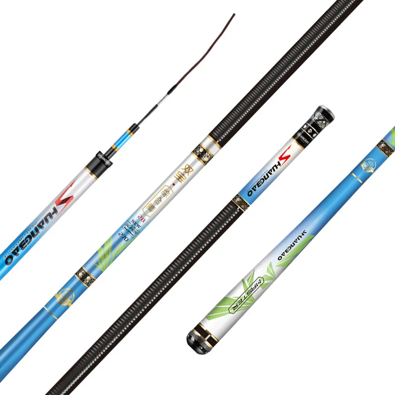 Shuangbao Completa Canna Da Pesca Alla Carpa 28 Tune Canna Da Pesca Ultra-Leggero Ultra-Sottile Super-Duro Canna Da Pesca 2.7 M-5.4 M