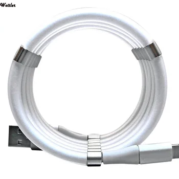 

Fashionable Fast Charging Cable Magnetic Organized Charging Cable For USB-Lighting Micro Type-C with Winding New Technology