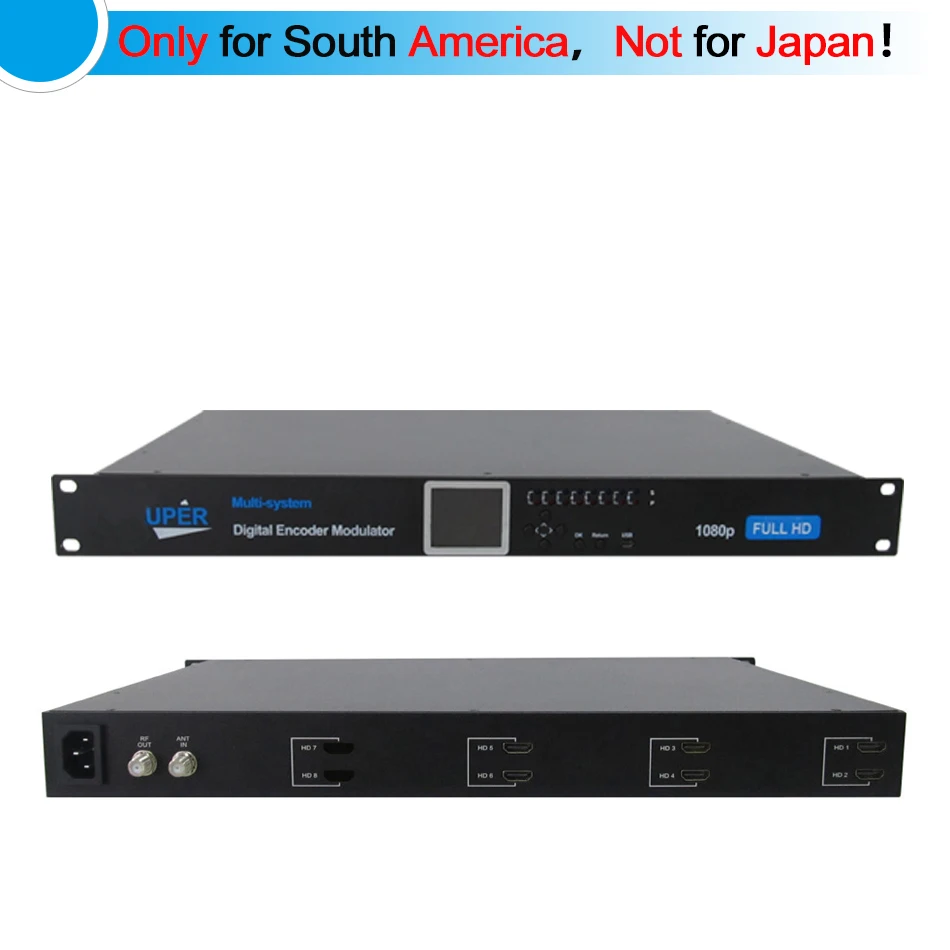 1U стеллаж для выставки товаров 6 Каналы HDMI к ISDB T H D Cigital ТВ маршрут цифровой