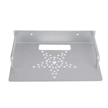 

Wall Mount Storage TV Box Router Shelf Set-top Box Bracket Holder Mini PC DVD Player Stand Rack Aluminum Single-layer Space