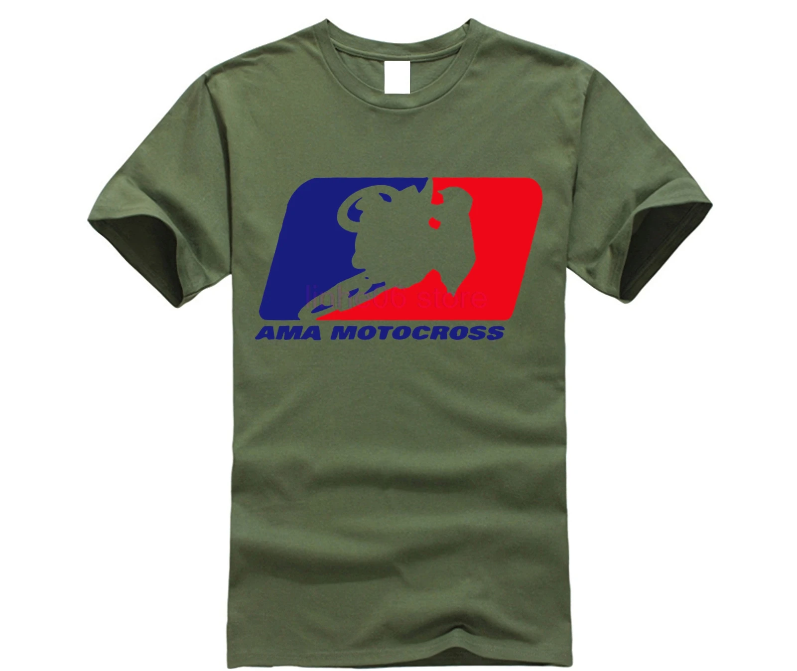 

AMA motocross superbikes motorbike heather cotton t shirt