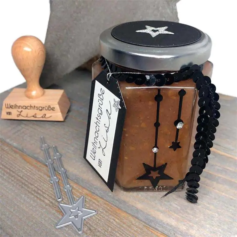 CH New Arrival Stars Metal Cutting Dies Embossing Scrapbooking Stencil Craft Cut Dies For DIY Card Crafts Handmade